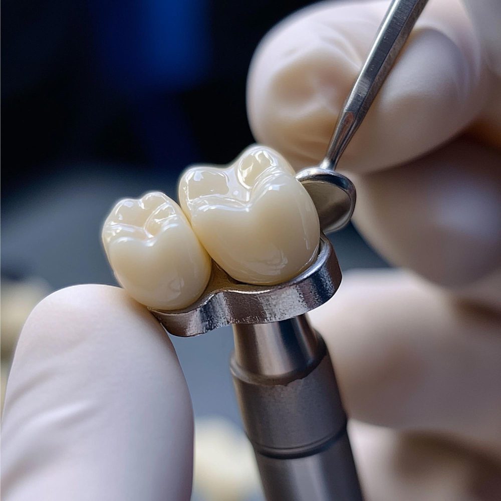 Dental implant crown placement at Dr. Abdurrahman Ozturk in Turkey, Istanbul